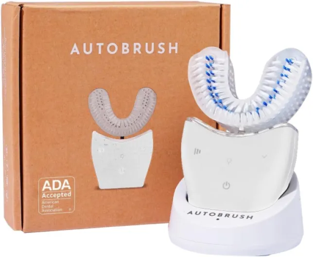 Sonic Pro Electric Toothbrush – Only ADA Accepted U-Shaped Brush, Clinically Proven Up to 5.1X Better Cleaning, 30-Second Full Mouth 360 Clean, Rechargeable, Waterproof, White, Ages 9-12 White Ages 9-12 (Preteen)