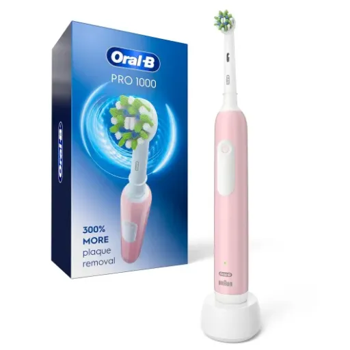Oral-B Pro 1000 Rechargeable Electric Toothbrush (Pink) Review: a no-nonsense upgrade from manual brushing