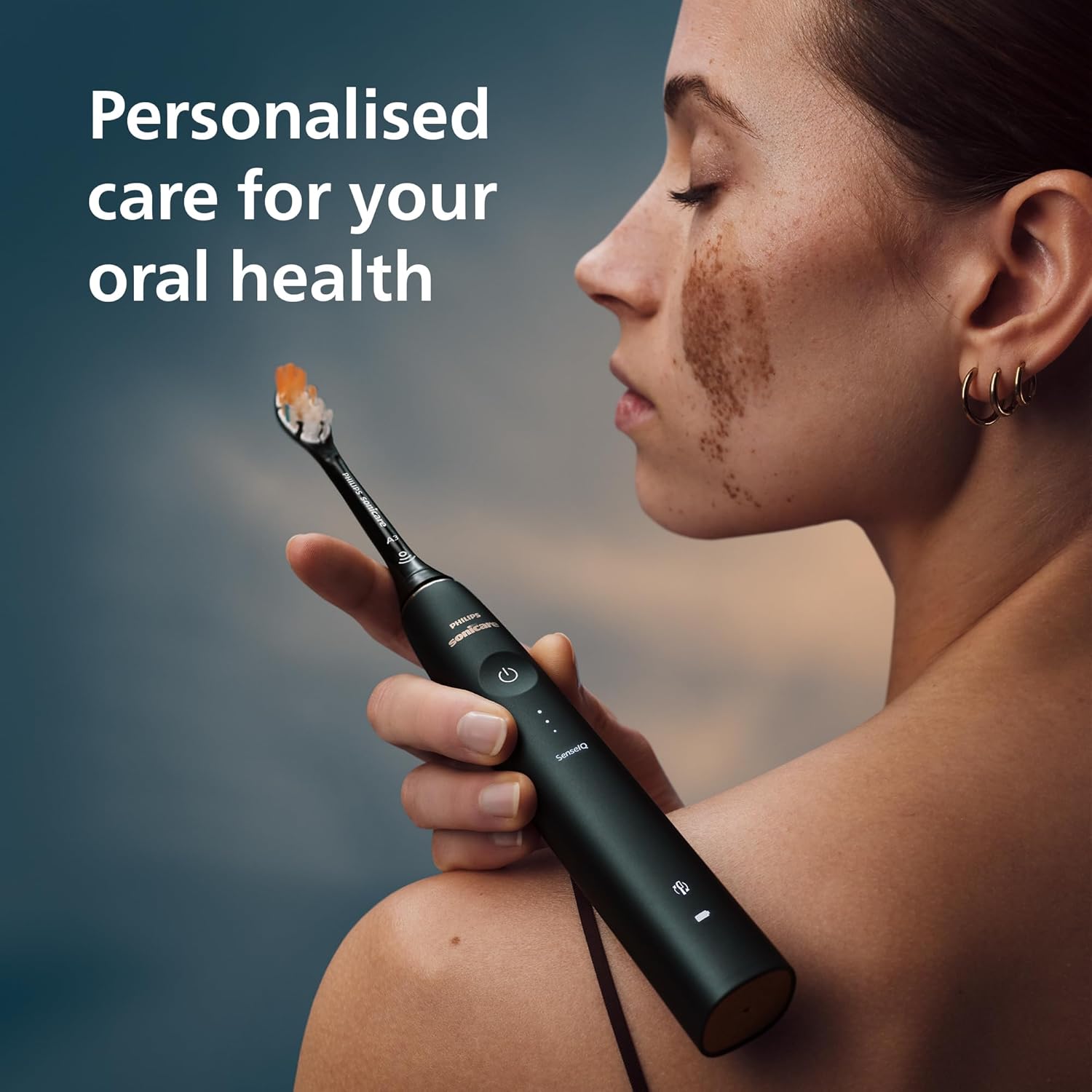 Sonicare DiamondClean Prestige 9900 - Sonic Electric Toothbrush with 1x A3 Premium All-in-One Brush Head and Charging Case in Midnight Blue (Model HX9992/12) Sonicare 9900, Midnight Blue, 1 Brush Head