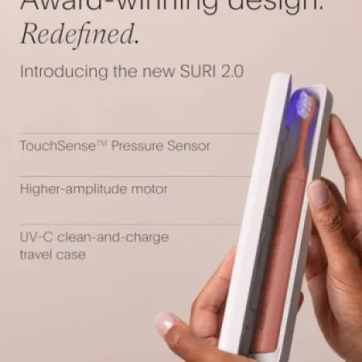 SURI 2.0 Sonic Electric Toothbrush Review: a slick eco brush that mostly focuses on the basics