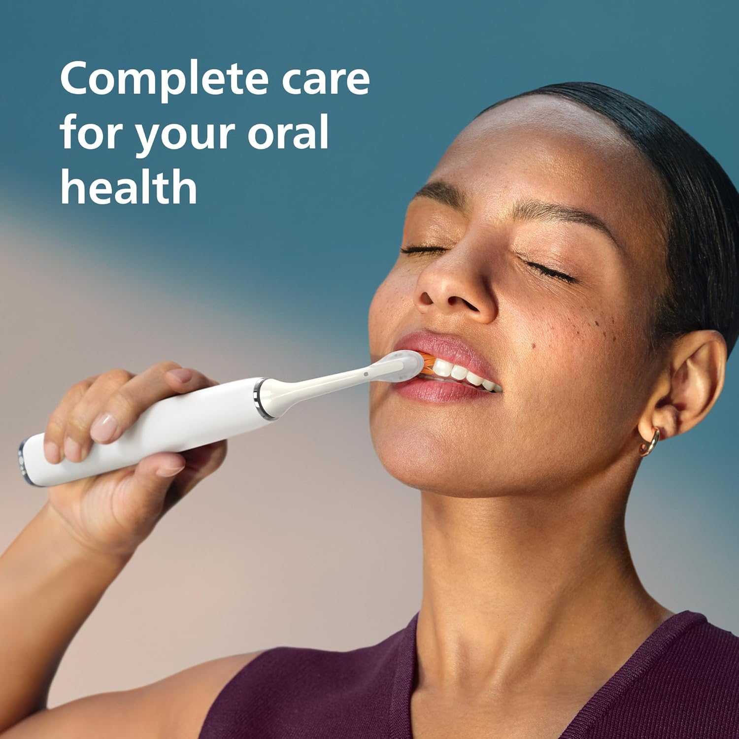 Sonicare DiamondClean Smart 9400 Electric Toothbrush, Sonic Toothbrush with App, Pressure Sensor, Brush Head Detection, 4 Brushing Modes and 3 Intensity Levels, White, Model HX9917/88 Sonicare 9400, White, 2 Brush Heads