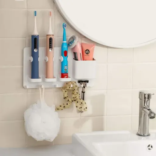 simpletome Adhesive Electric Toothbrush Holder Review: a cheap way to unclutter your sink